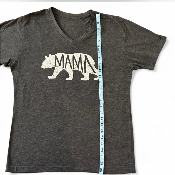 Mama Bear Graphic T-Shirt in Gray, Size is approx. a medium (see measurements) - Picture 6 of 6
